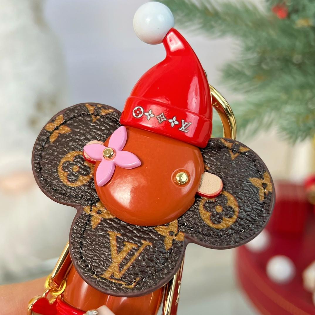 Louis Vuitton Vivienne Xmas Bag Charm And Key Holder   - FashionPlug