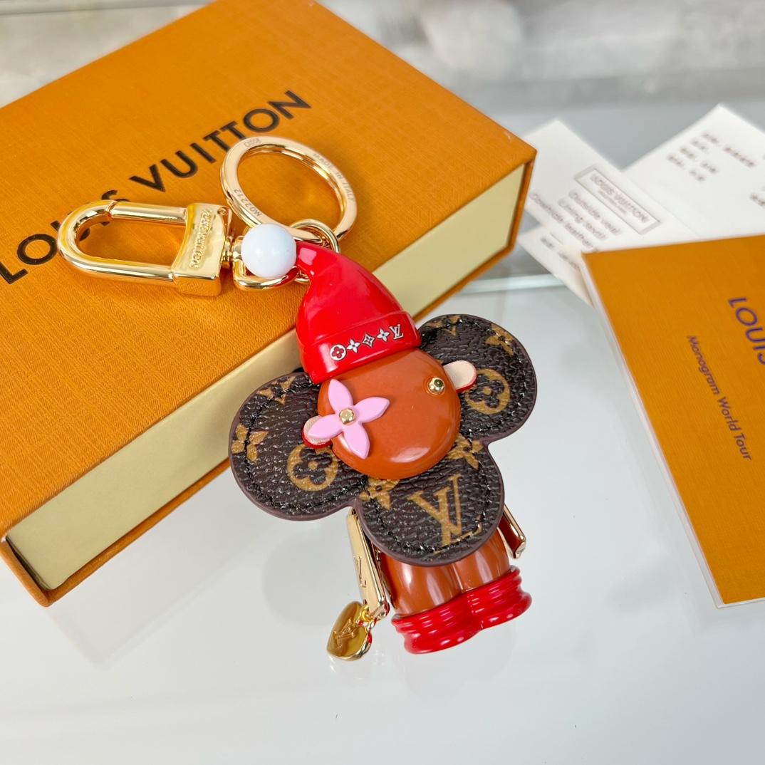 Louis Vuitton Vivienne Xmas Bag Charm And Key Holder   - FashionPlug