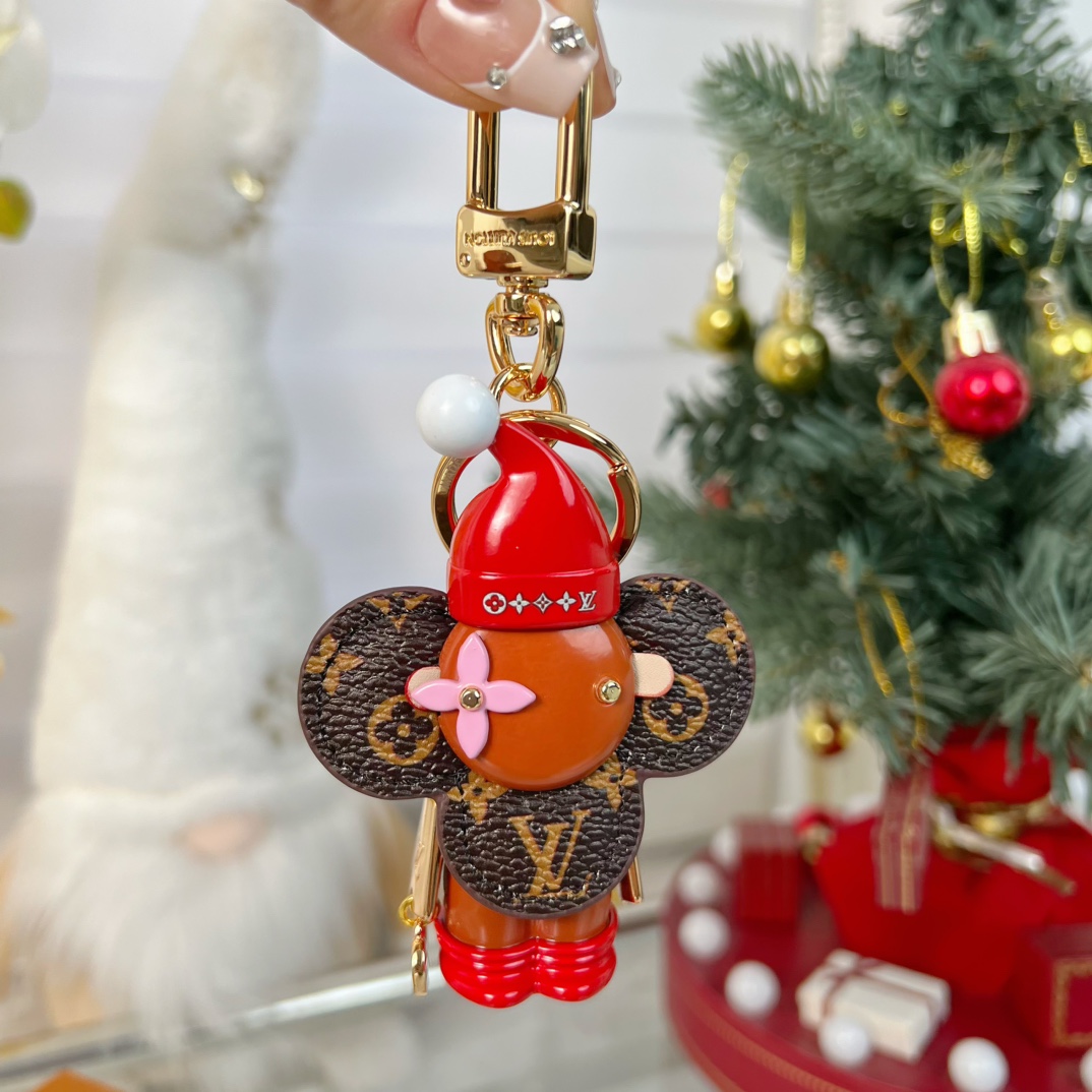 Louis Vuitton Vivienne Xmas Bag Charm And Key Holder   - FashionPlug