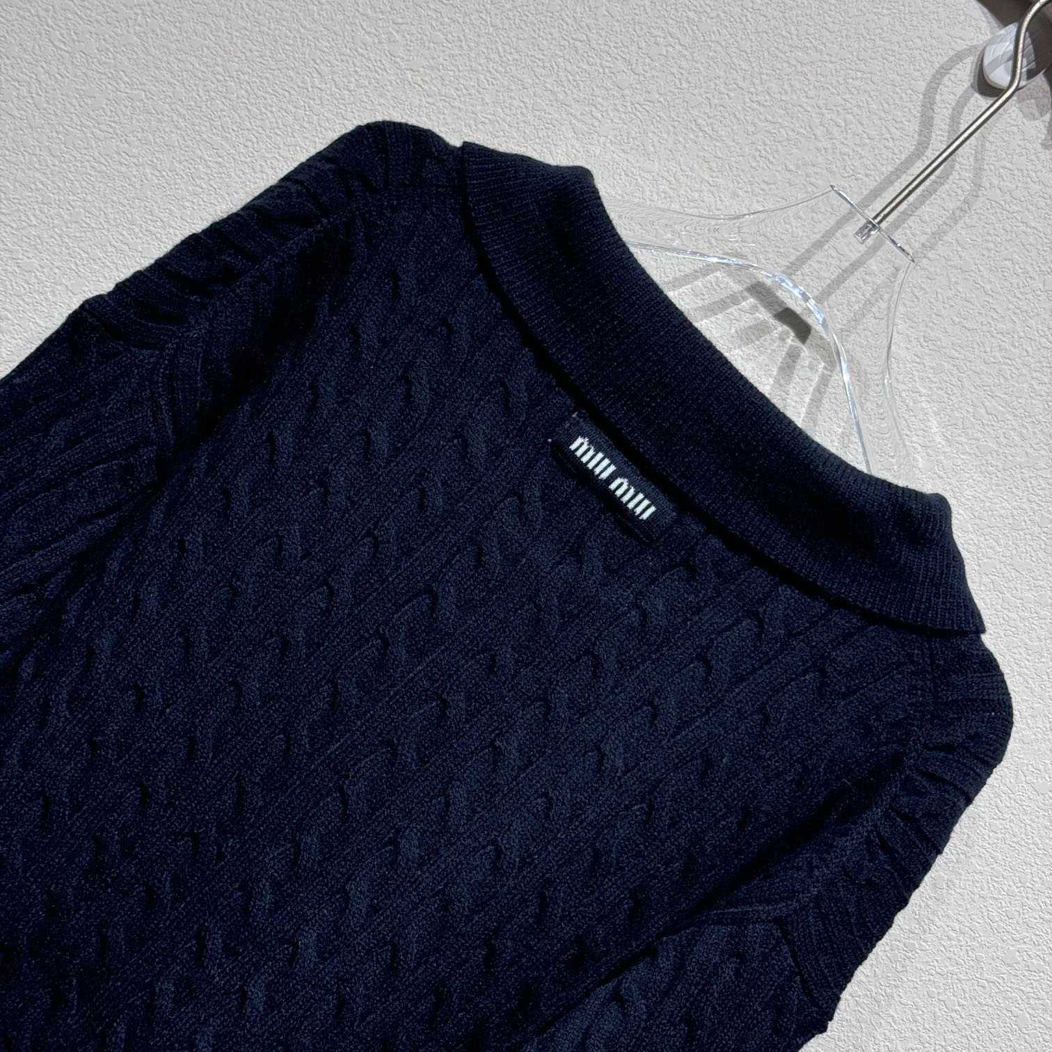 Miu Miu Cashmere Knit Polo Shirt - FashionPlug