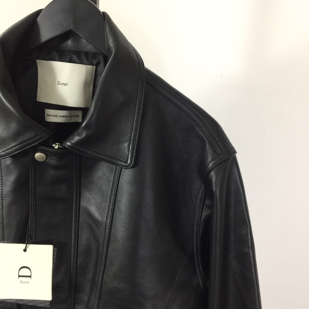 Dunst Relaxed Fit Leather Jacket - FashionPlug