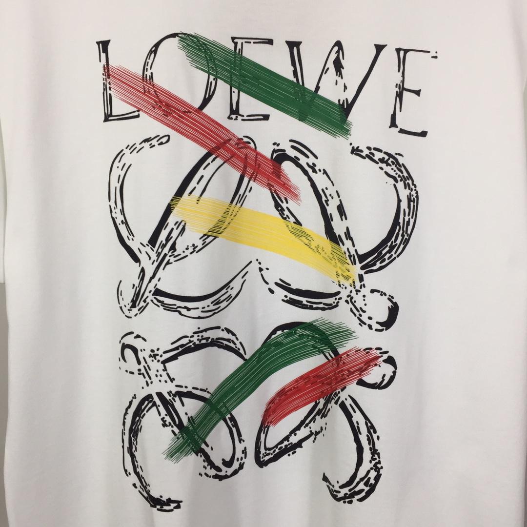 Loewe Loose Fit T-shirt In Cotton - FashionPlug