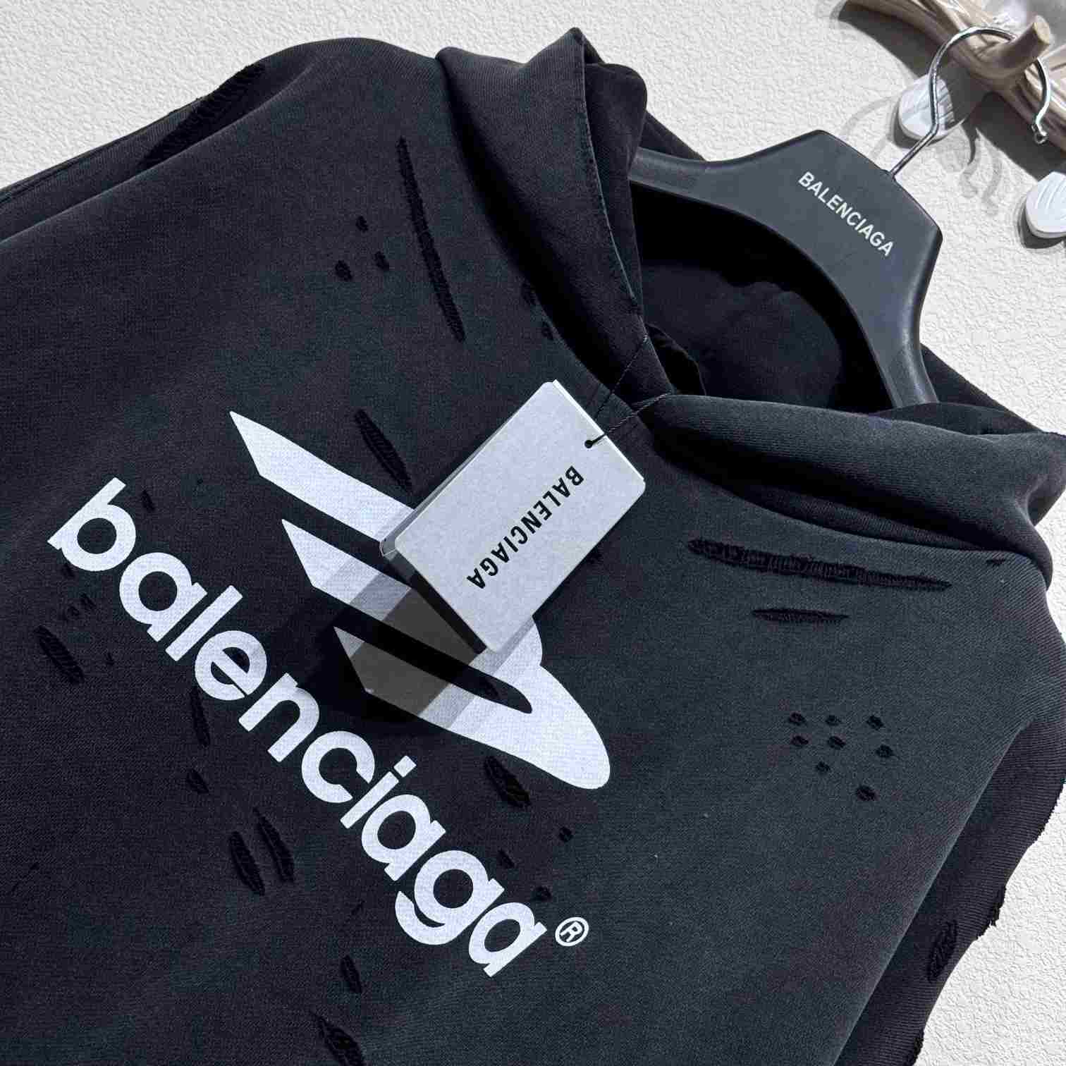 Balenciaga 3b Sports Icon Hoodie - FashionPlug