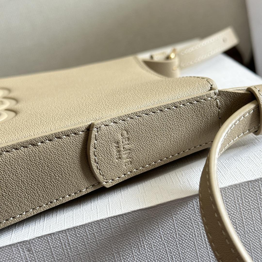 Celine Phone Pouch Heloise In Supple Calfskin - FashionPlug