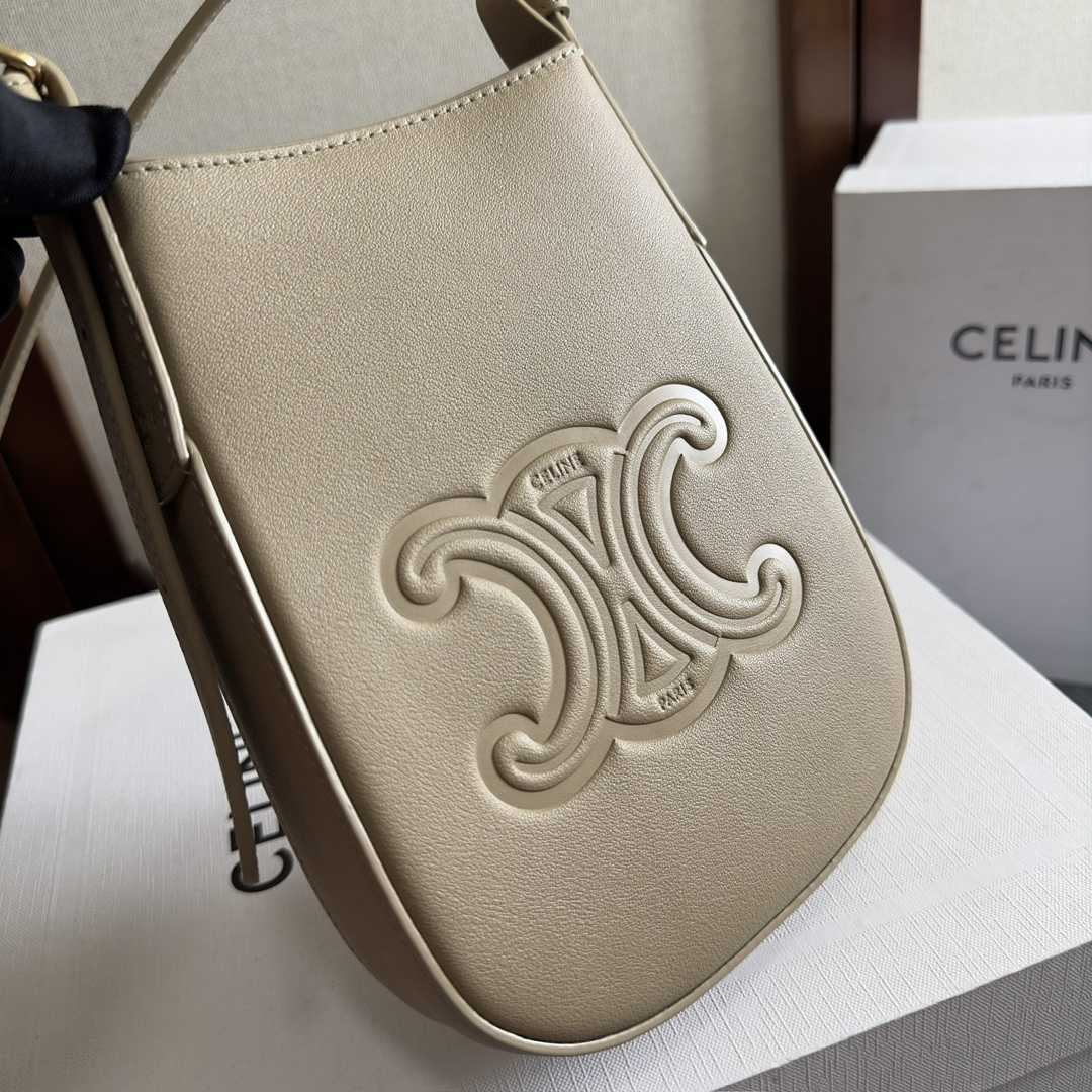 Celine Phone Pouch Heloise In Supple Calfskin - FashionPlug