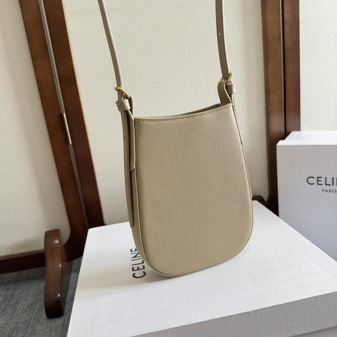 Celine Phone Pouch Heloise In Supple Calfskin - FashionPlug