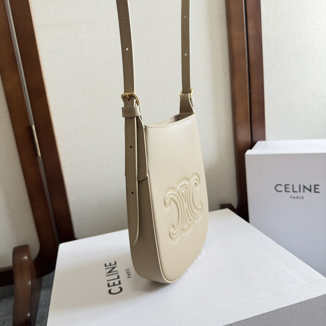 Celine Phone Pouch Heloise In Supple Calfskin - FashionPlug