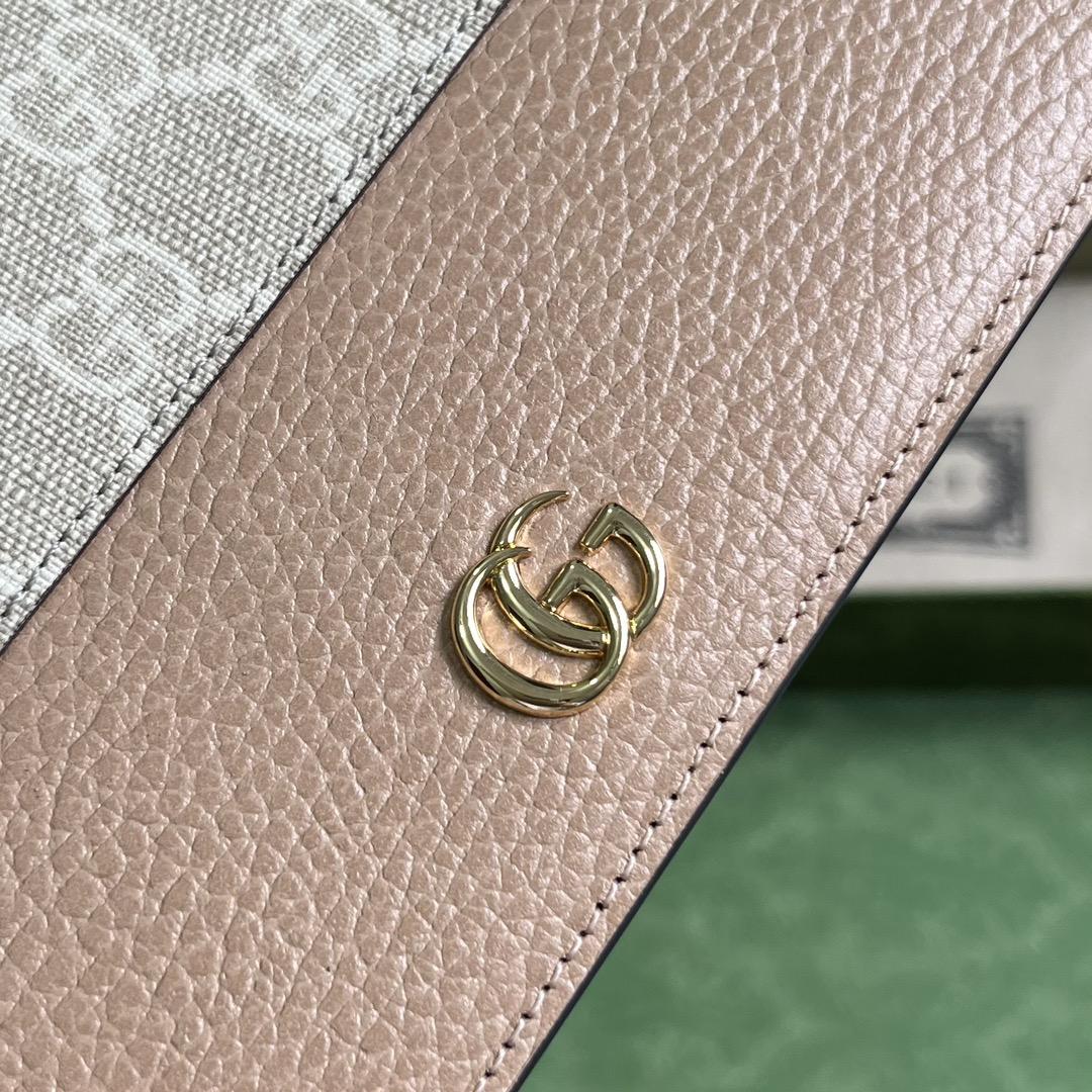 Gucci GGG Marmont Mini Chain Wallet - FashionPlug