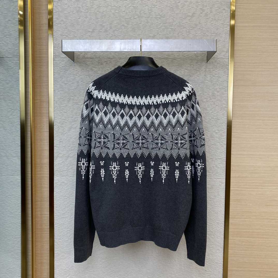 Louis Vuitton Embellished Wool-Cashmere Blend Pullove - FashionPlug