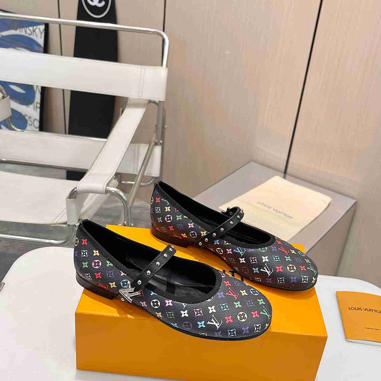 Louis Vuitton LV x TM Romy Flat Ballerina   - FashionPlug
