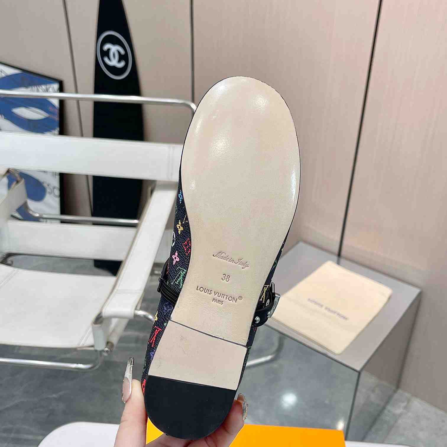 Louis Vuitton LV x TM Romy Flat Ballerina   - FashionPlug