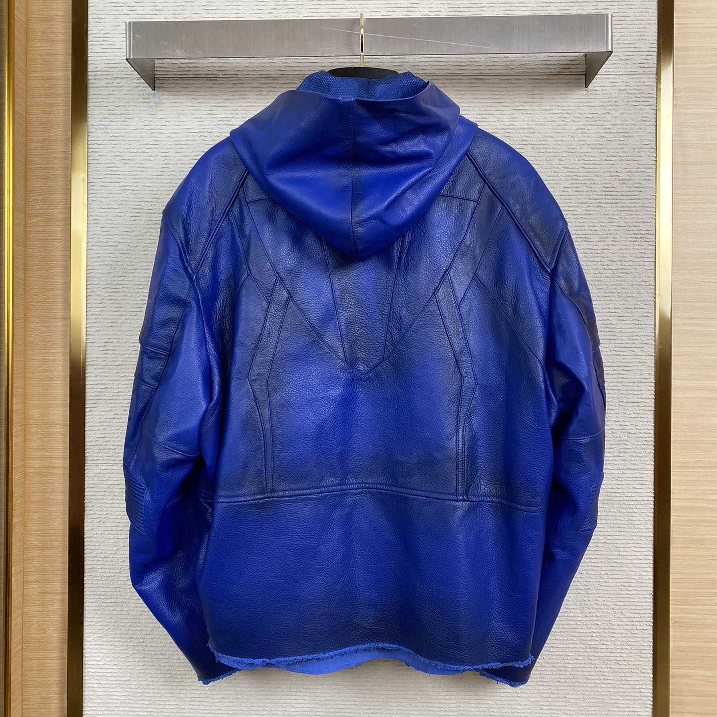 Balenciaga Leather Jacket  - FashionPlug