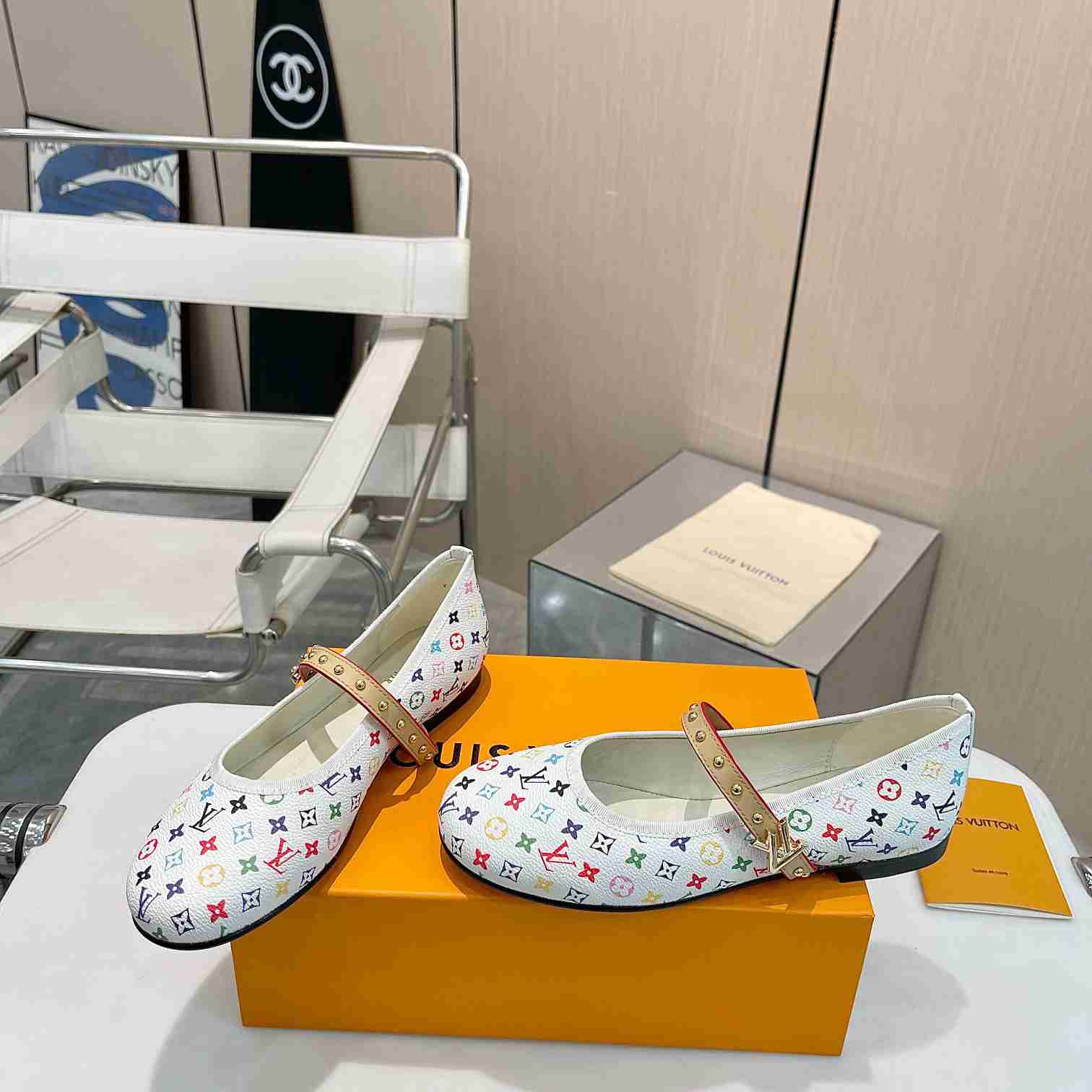 Louis Vuitton LV x TM Romy Flat Ballerina  1AGVFK - FashionPlug
