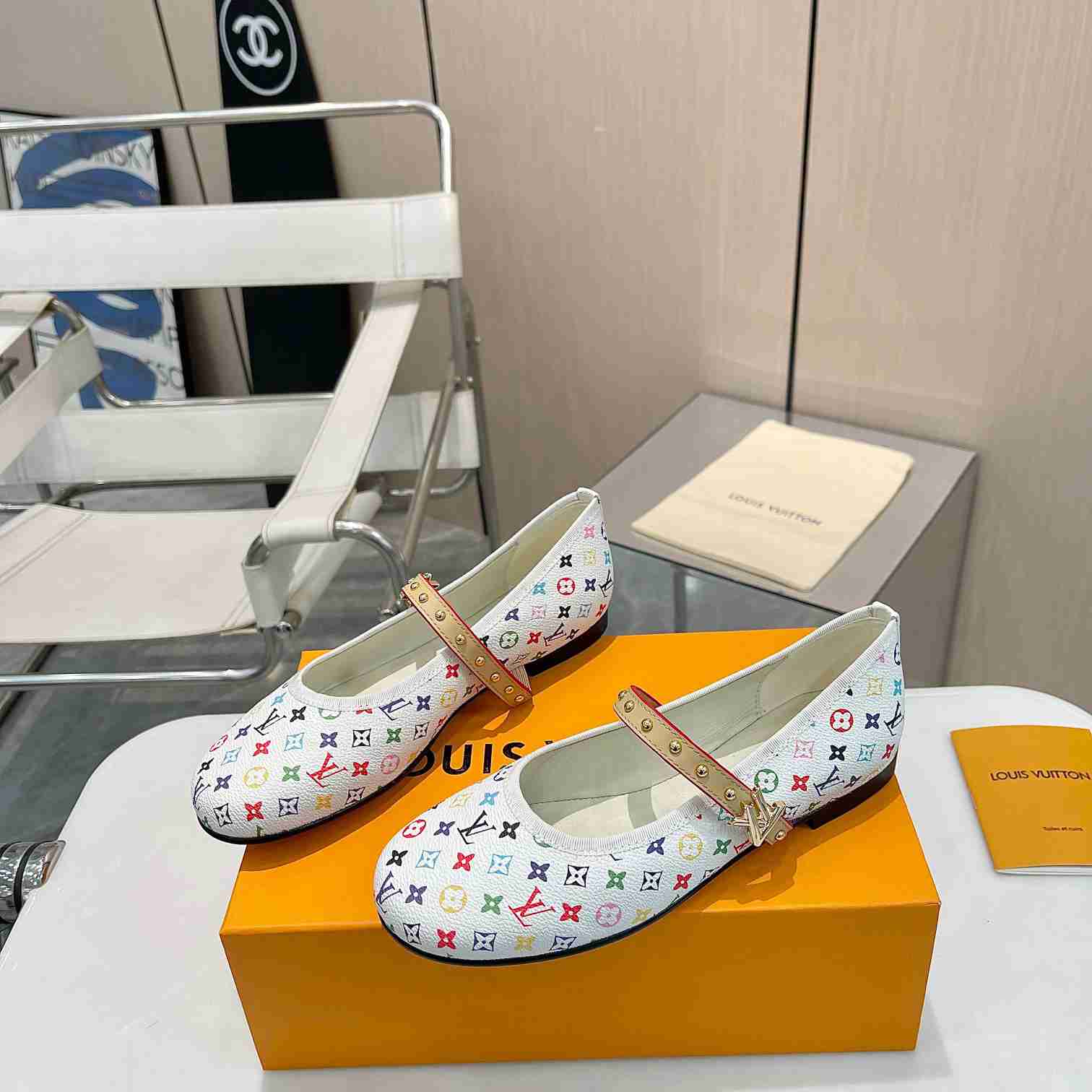 Louis Vuitton LV x TM Romy Flat Ballerina  1AGVFK - FashionPlug