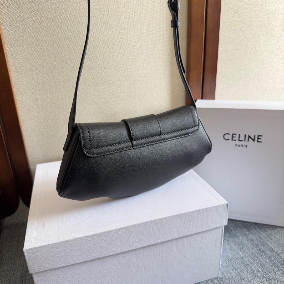 Celine Teen Celine Polly In Supple Calfskin - FashionPlug
