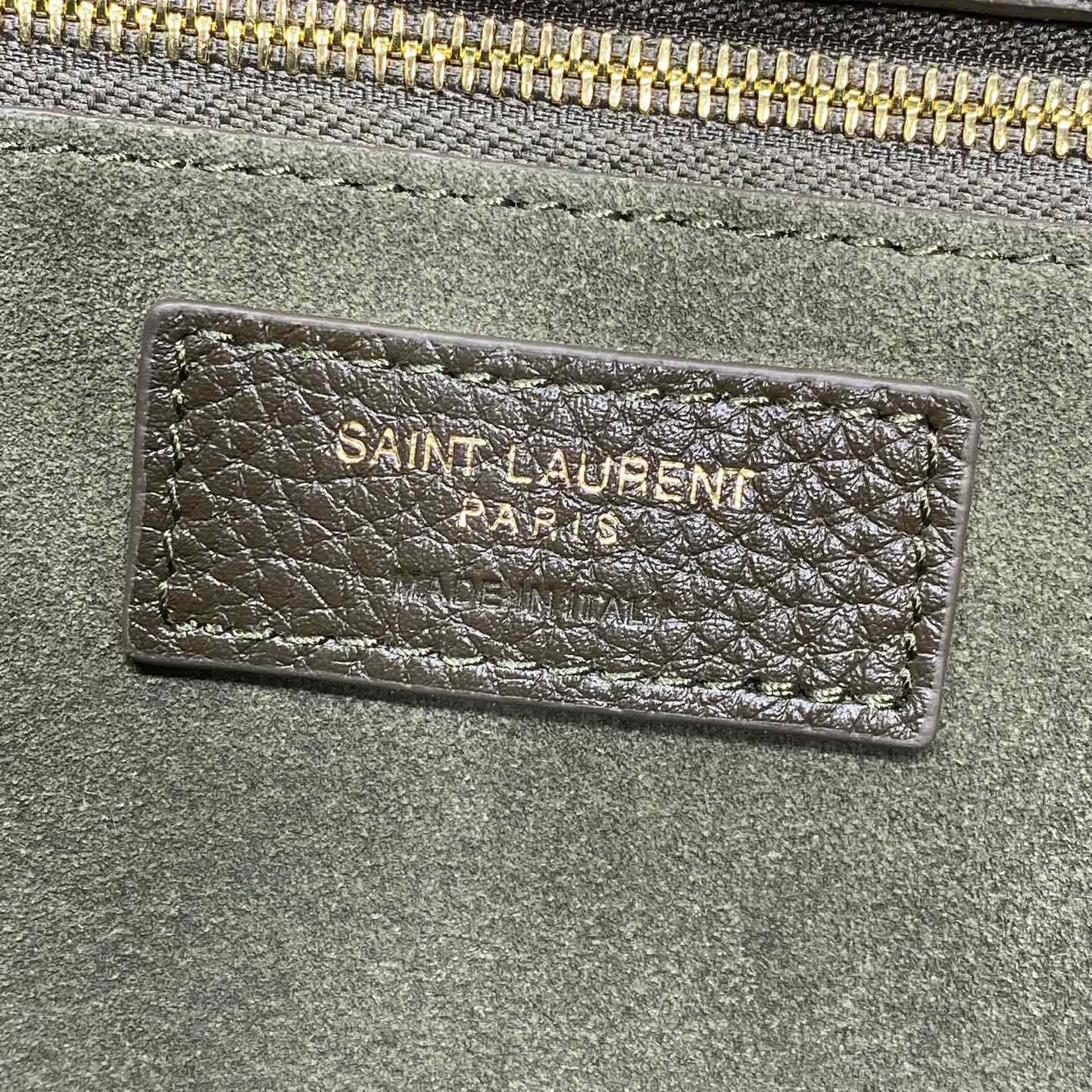 Saint Laurent Le 5 À 7 Bea In Grained Leather - FashionPlug