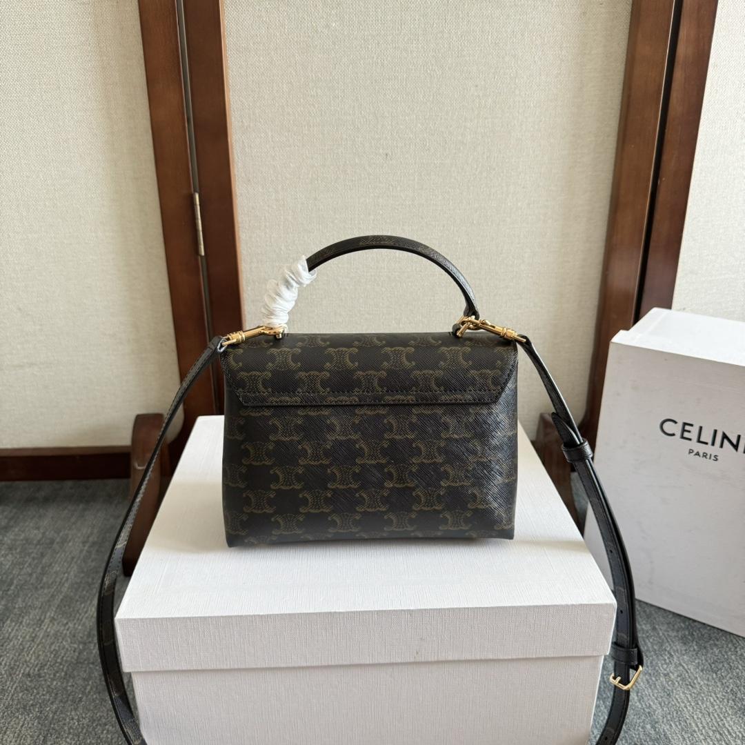 Celine Teen Nino Bag In Triomphe Canvas - FashionPlug