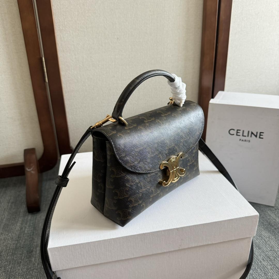 Celine Teen Nino Bag In Triomphe Canvas - FashionPlug