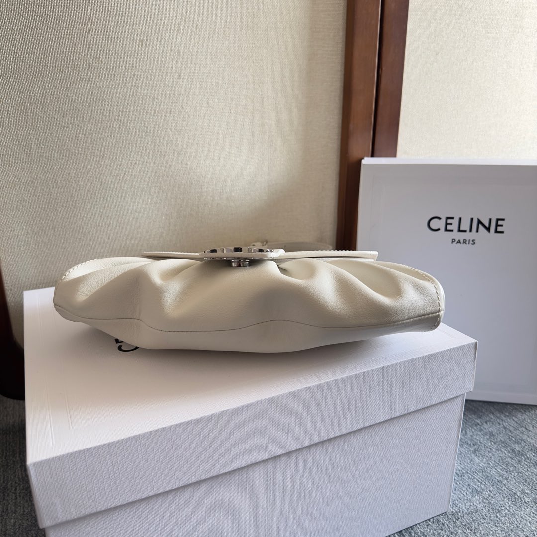 Celine Teen Celine Polly In Supple Calfskin - FashionPlug