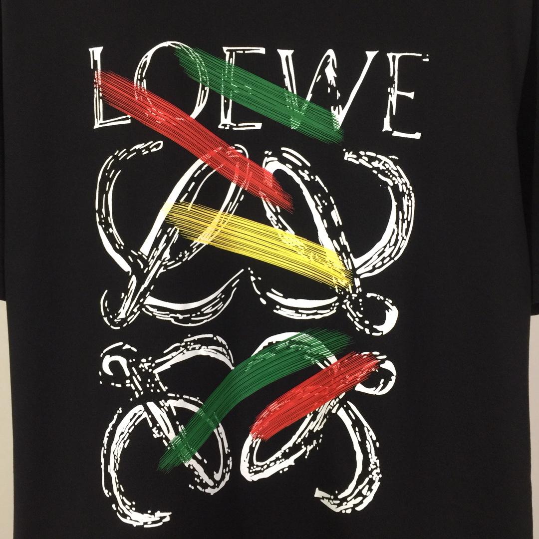 Loewe Loose Fit T-shirt In Cotton - FashionPlug