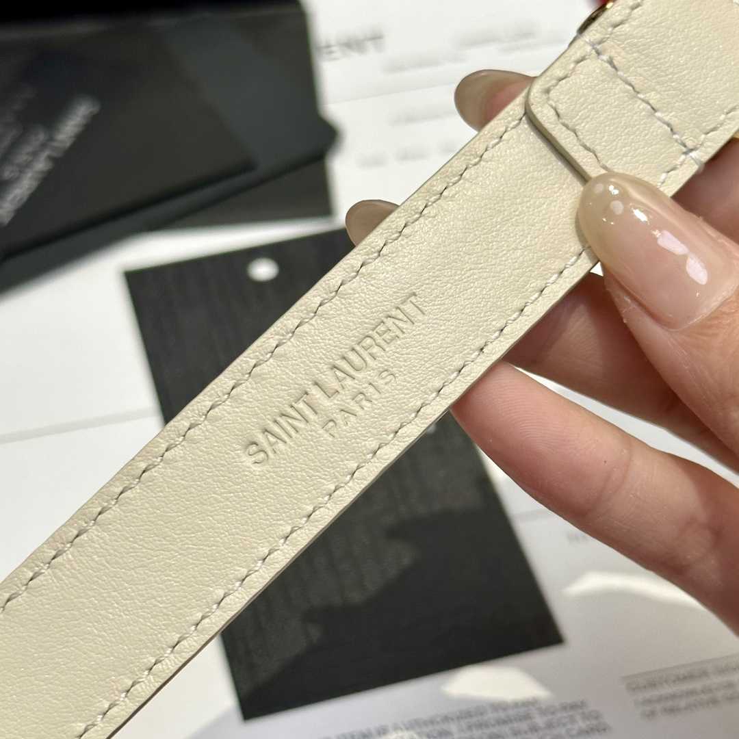 Saint Laurent Leather Belt     - FashionPlug