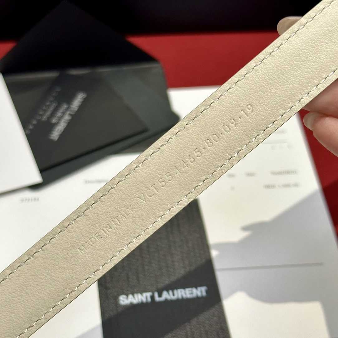 Saint Laurent Leather Belt     - FashionPlug