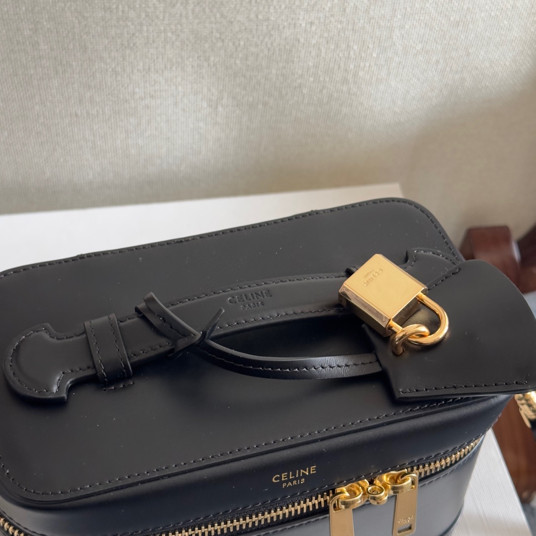Celine Vanity In Shiny Calfskin - FashionPlug