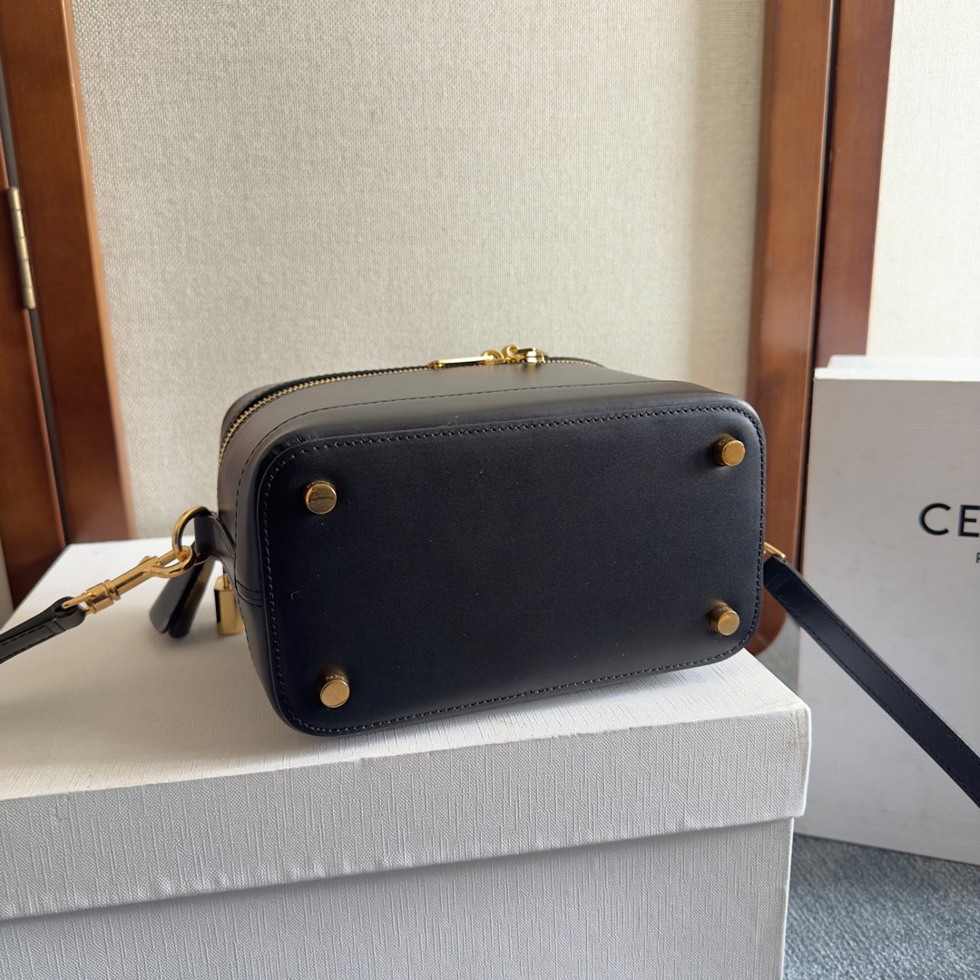 Celine Vanity In Shiny Calfskin - FashionPlug