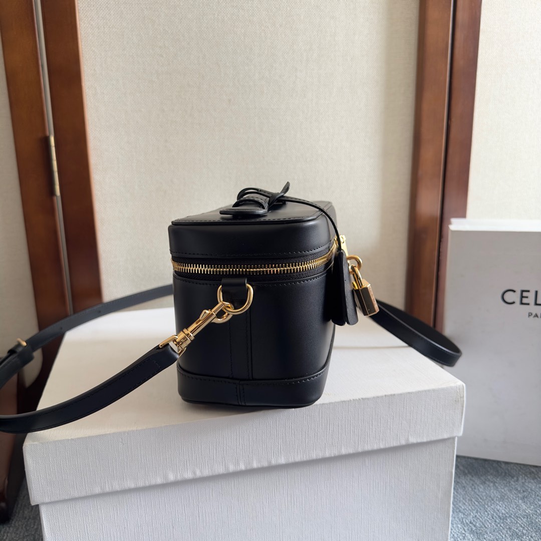 Celine Vanity In Shiny Calfskin - FashionPlug