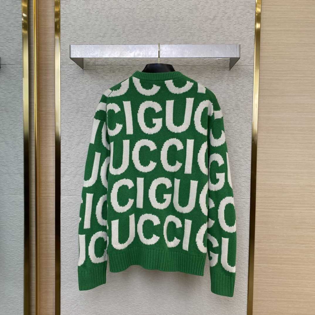 Gucci Logo-intarsia Wool Jumper - FashionPlug