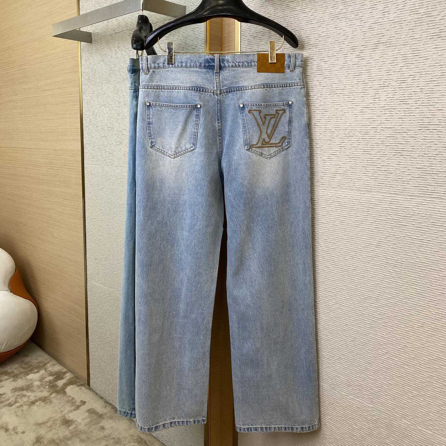 Louis Vuitton Wide Leg Fit Denim Pants  1AGIWK - FashionPlug