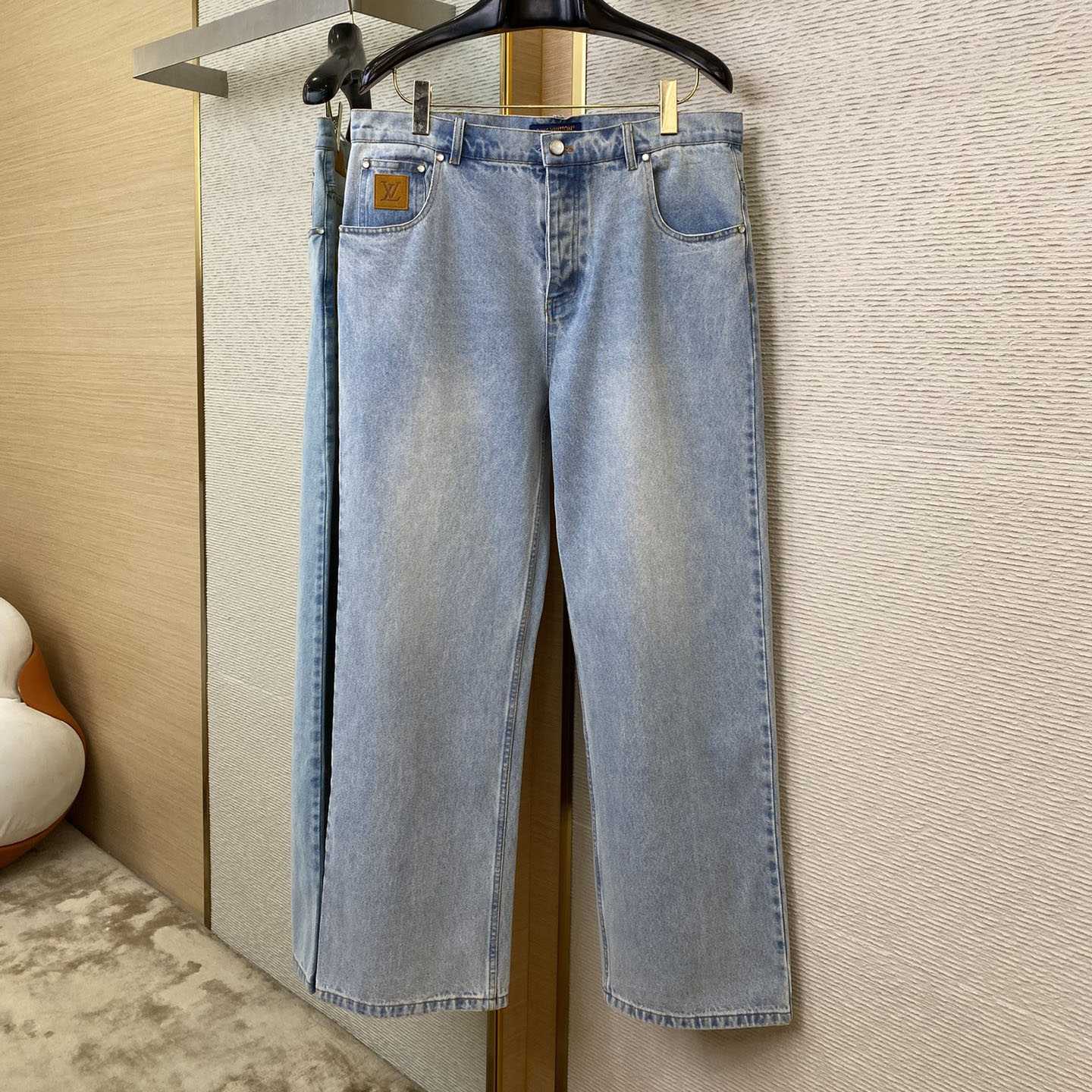 Louis Vuitton Wide Leg Fit Denim Pants  1AGIWK - FashionPlug