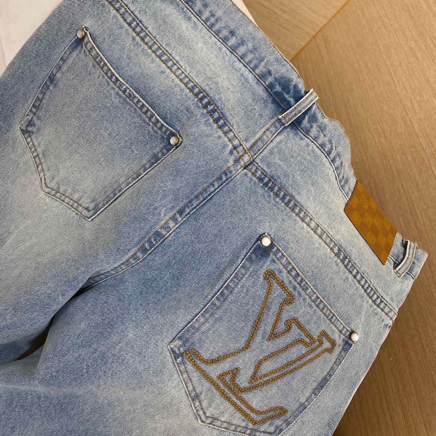 Louis Vuitton Wide Leg Fit Denim Pants  1AGIWK - FashionPlug