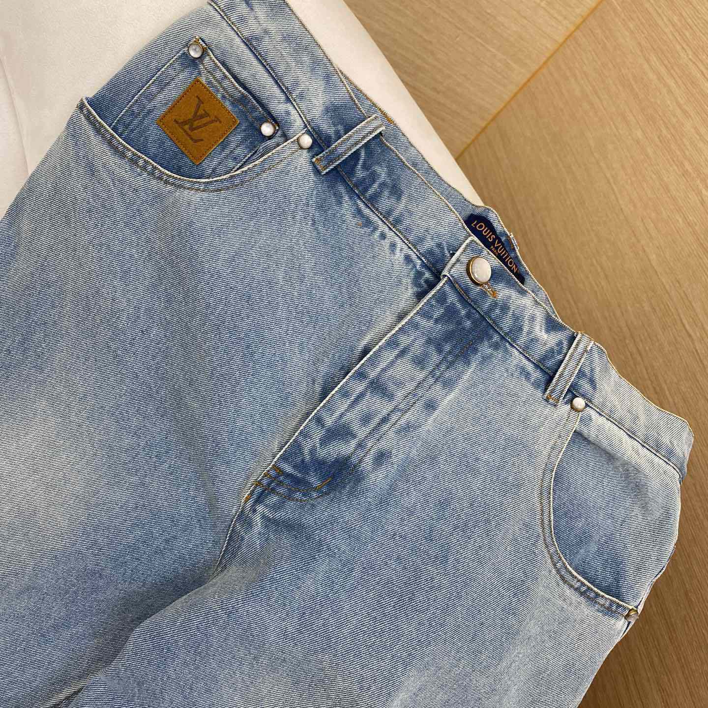 Louis Vuitton Wide Leg Fit Denim Pants  1AGIWK - FashionPlug