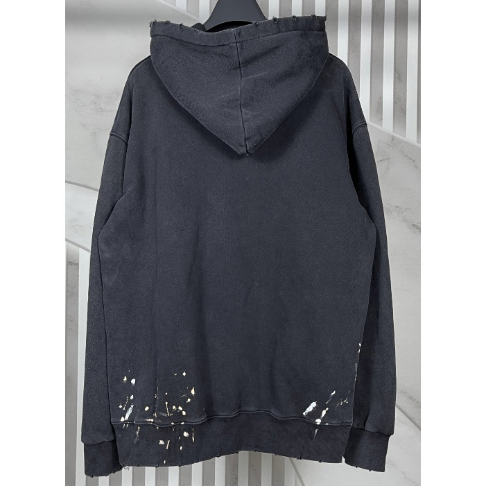Balenciaga 90/10 slogan-print Hoodie - FashionPlug