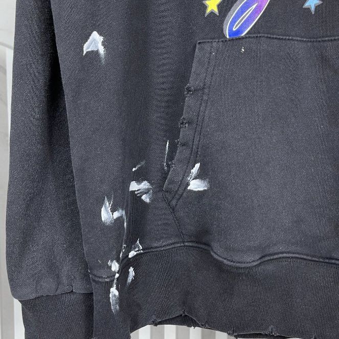 Balenciaga 90/10 slogan-print Hoodie - FashionPlug