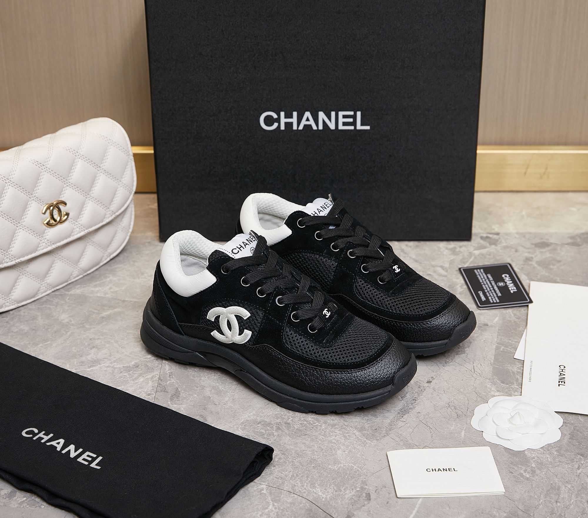 Chanel Sneakers - FashionPlug