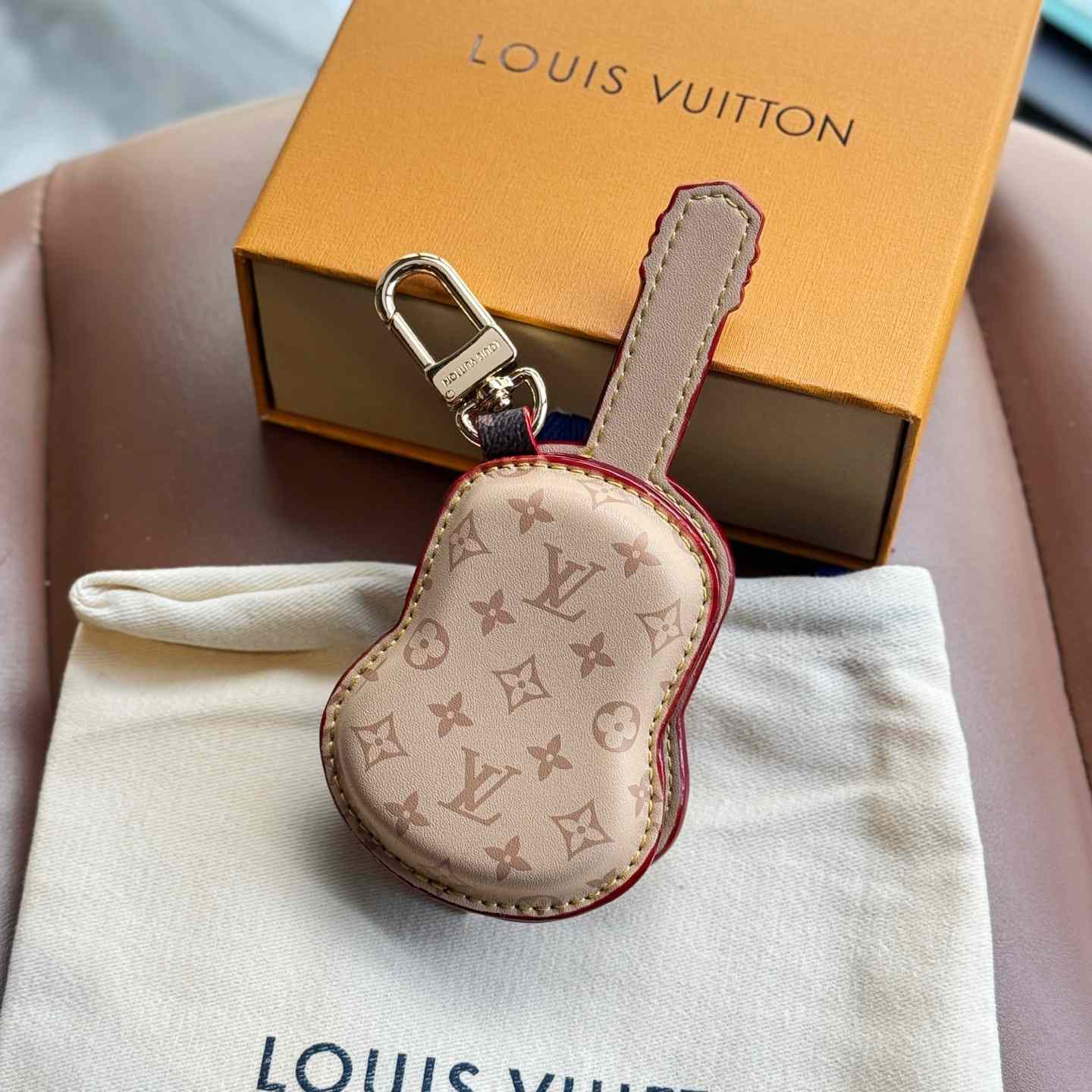 Louis Vuitton Guitar Pouch Bag Charm   M02032 - FashionPlug