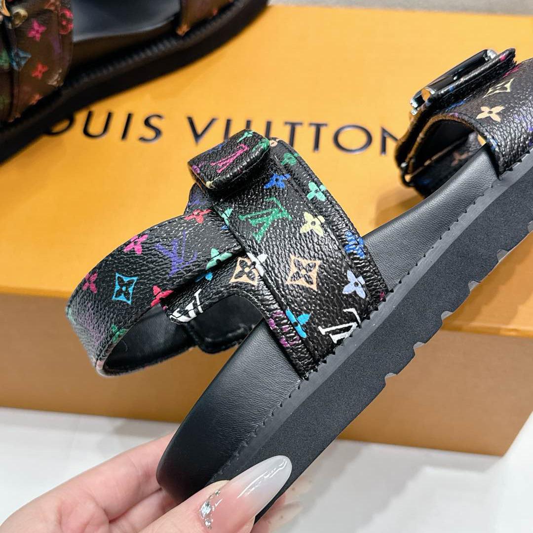 Louis Vuitton LV x TM LV Sunset Flat Comfort Sandal   1AGXFD - FashionPlug