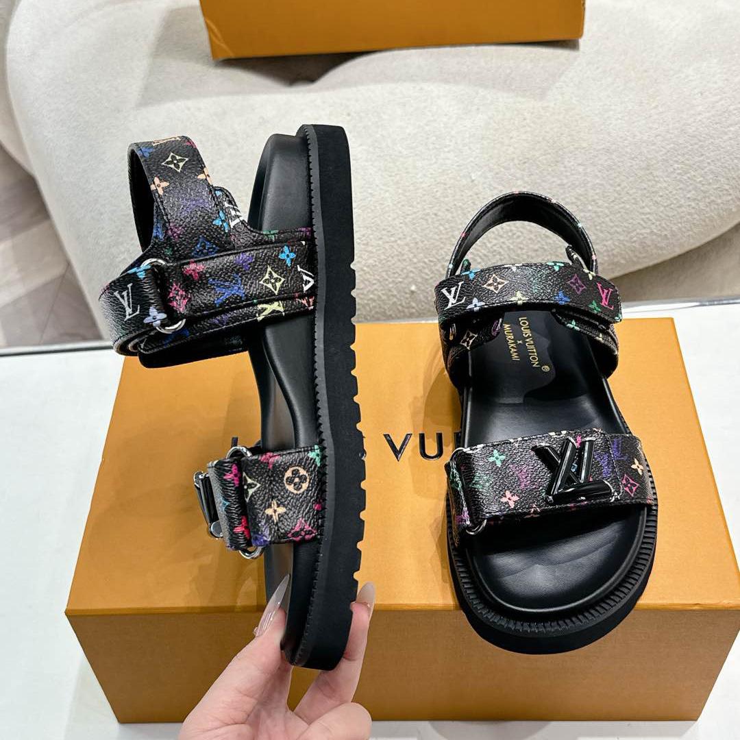 Louis Vuitton LV x TM LV Sunset Flat Comfort Sandal   1AGXFD - FashionPlug