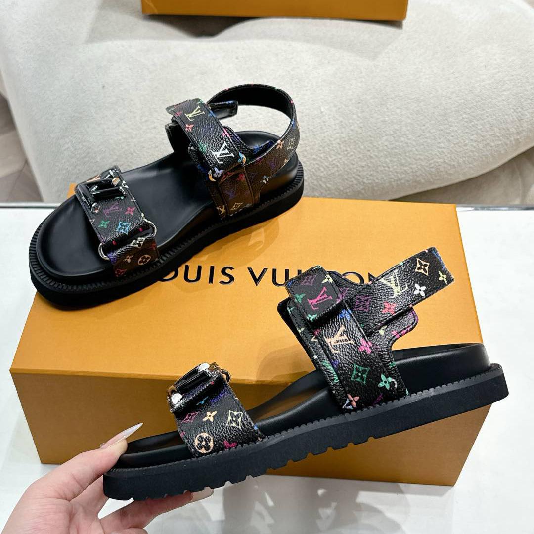 Louis Vuitton LV x TM LV Sunset Flat Comfort Sandal   1AGXFD - FashionPlug