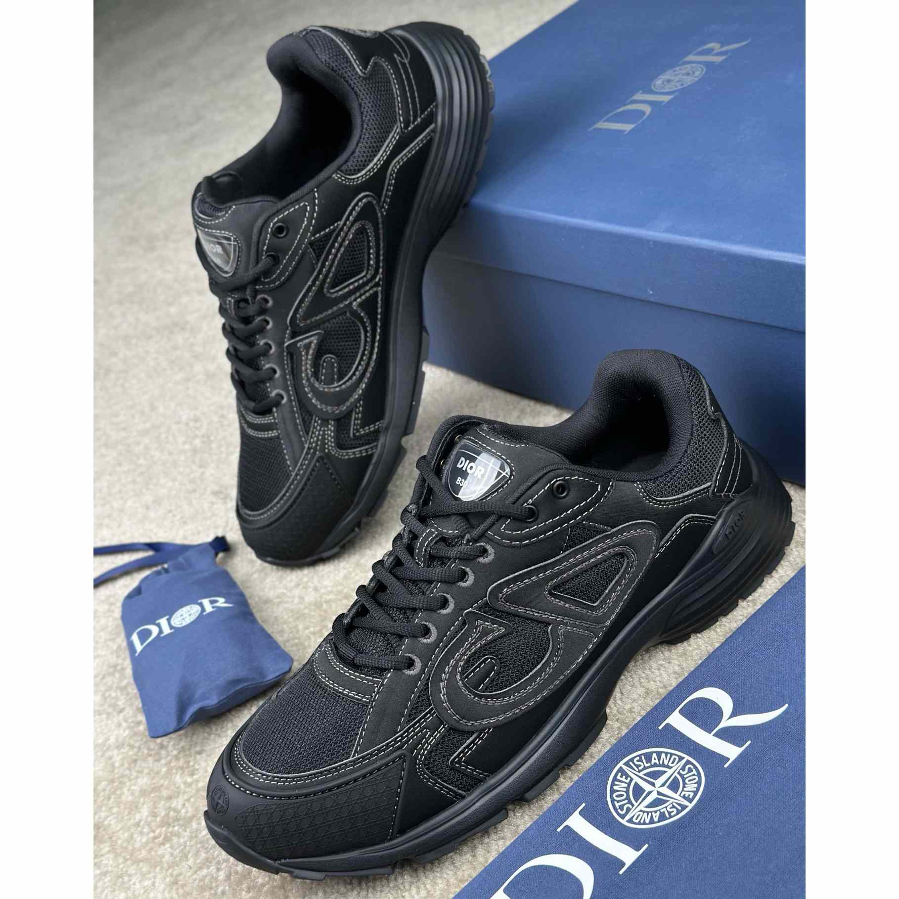 Stone Island x Dior B30 Sneaker  - FashionPlug