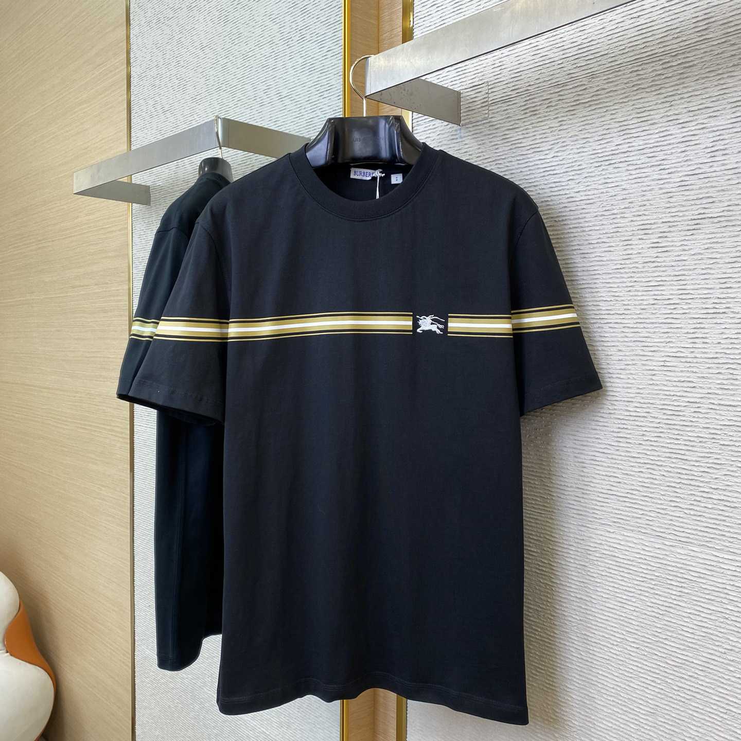 Burberry Striped Cotton T-shirt - FashionPlug