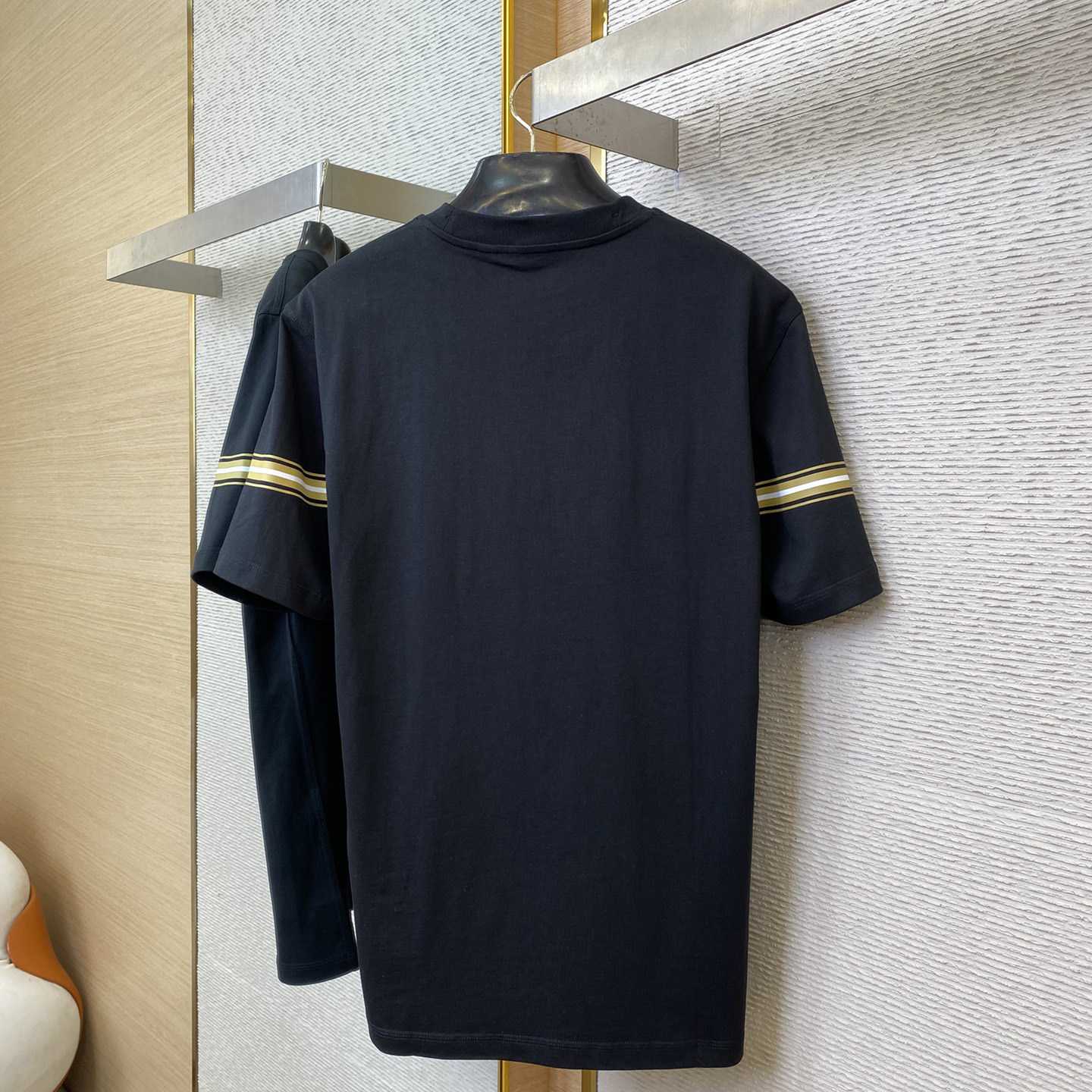 Burberry Striped Cotton T-shirt - FashionPlug