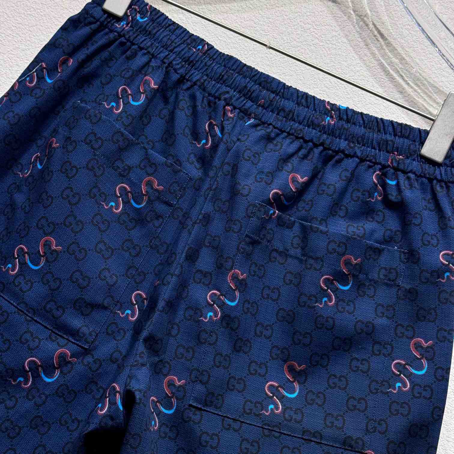 Gucci Printed Cotton Ripstop Shorts - FashionPlug