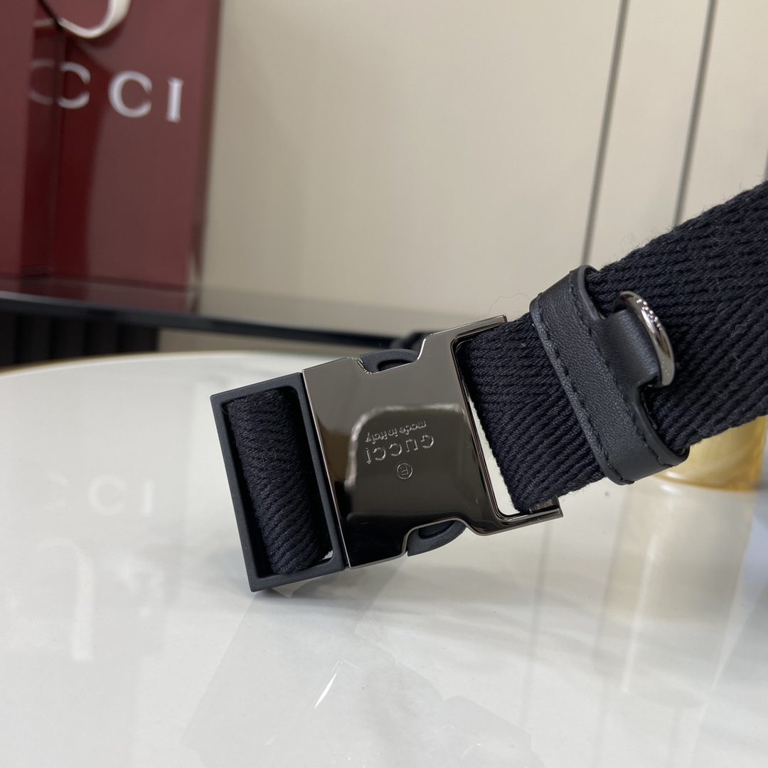 Gucci GG Emblem Medium Belt Bag - FashionPlug