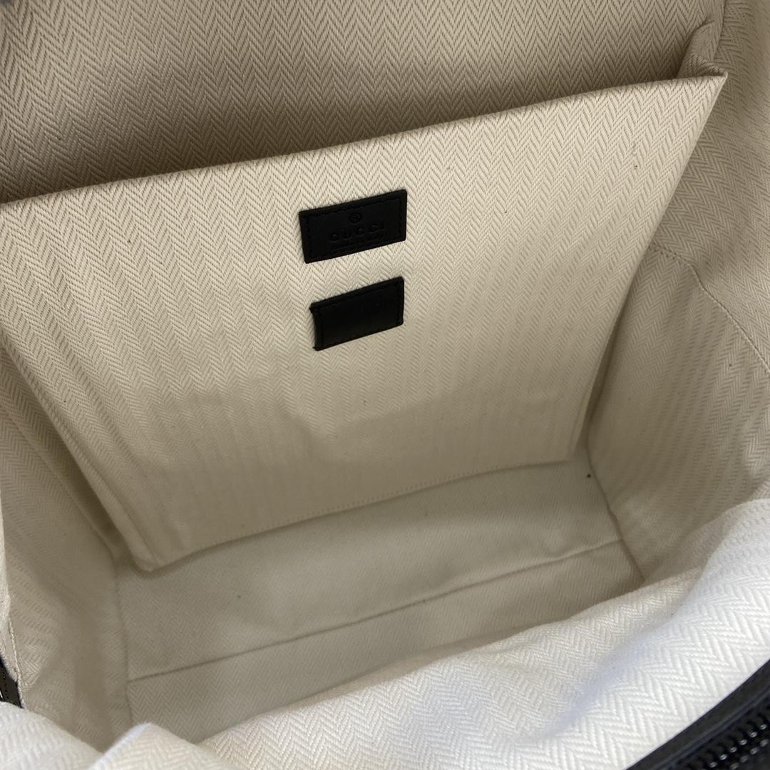 Gucci GG Emblem Medium Backpack  - FashionPlug