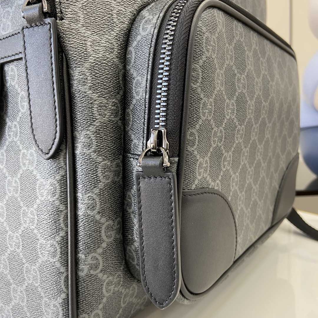 Gucci GG Emblem Medium Backpack  - FashionPlug