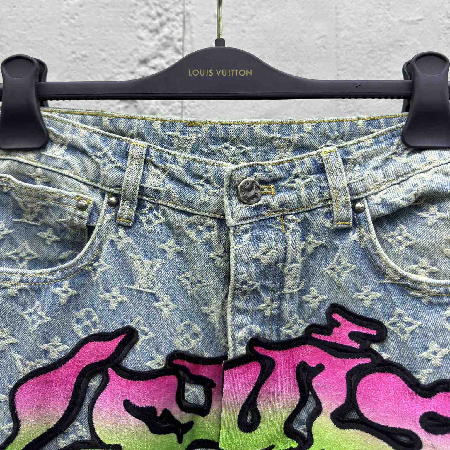 Louis Vuitton Baggy Denim Pants - FashionPlug