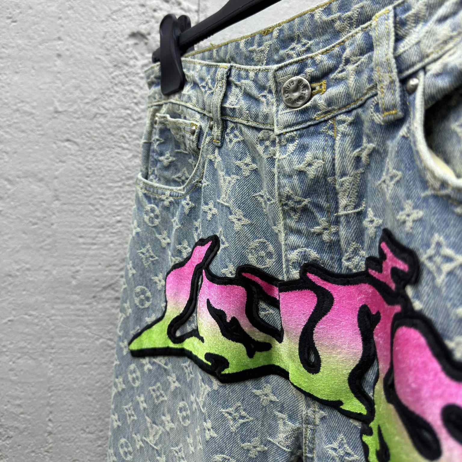 Louis Vuitton Baggy Denim Pants - FashionPlug